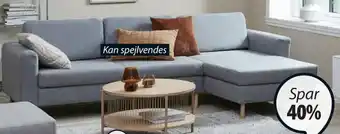 JYSK SVALBARD SOFA MED CHAISELONG tilbud