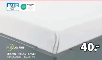 JYSK Elisabeth fladt lagen tilbud
