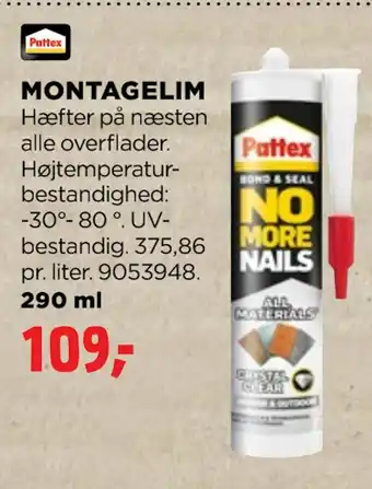 jem & fix Montagelim tilbud