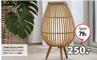 JYSK Dani gulvlampe tilbud