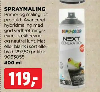 jem & fix Spraymaling tilbud