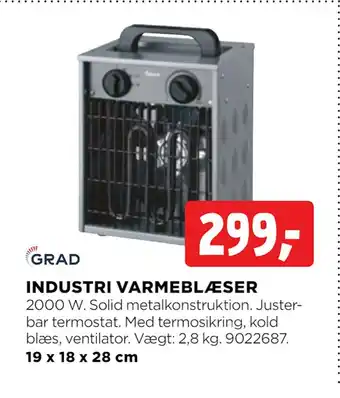 jem & fix Industri varmeblæser tilbud