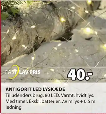 JYSK Antigorit led lyskæde tilbud