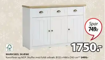 JYSK Markskel skænk tilbud