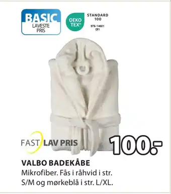 JYSK Valbo badekåbe tilbud