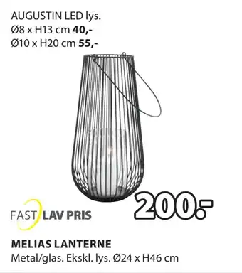 JYSK Melias lanterne tilbud
