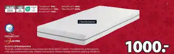 JYSK PLUS S15 SPRINGMADRAS tilbud