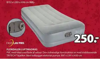 JYSK FLENDALEN LUFTMADRAS tilbud