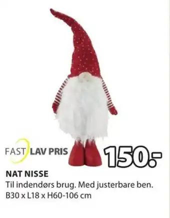 JYSK NAT NISSE tilbud