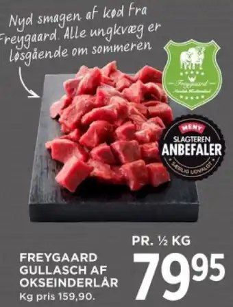 MENY FREYGAARD GULLASCH AF OKSEINDERLÅR tilbud