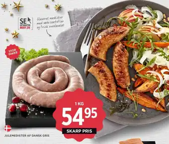MENY JULEMEDISTER AF DANSK GRIS tilbud