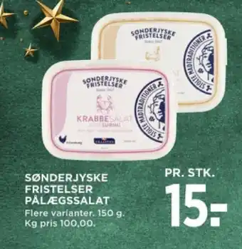 MENY SØNDERJYSKE FRISTELSER PÅLÆGSSALAT tilbud
