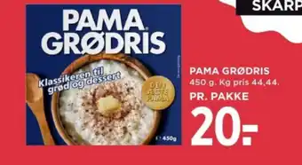 MENY PAMA GRØDRIS tilbud