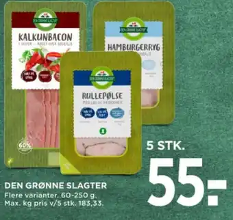 MENY DEN GRØNNE SLAGTER tilbud