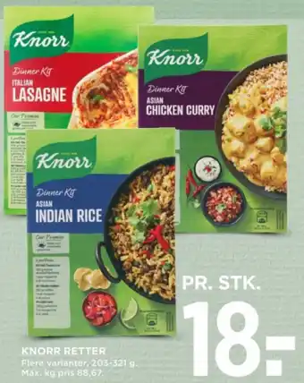 MENY KNORR RETTER tilbud