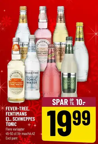 Løvbjerg FEVER-TREE, FENTIMANS EL. SCHWEPPES TONIC tilbud