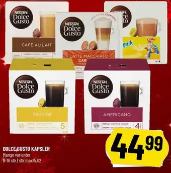 Løvbjerg DOLCE GUSTO KAPSLER tilbud
