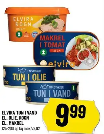 Løvbjerg ELVIRA TUN I VAND EL. OLIE, ROGN EL. MAKREL tilbud