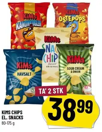 Løvbjerg KIMS CHIPS EL. SNACKS tilbud