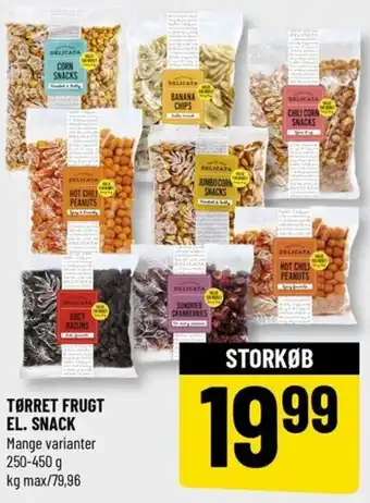 Løvbjerg TØRRET FRUGT EL. SNACK tilbud