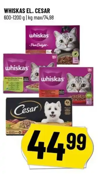 Løvbjerg WHISKAS EL. CESAR tilbud