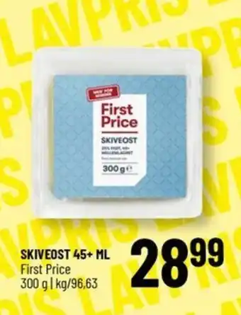Løvbjerg SKIVEOST 45+ ML tilbud