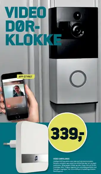 XL-BYG VIDEO DØRKLOKKE tilbud