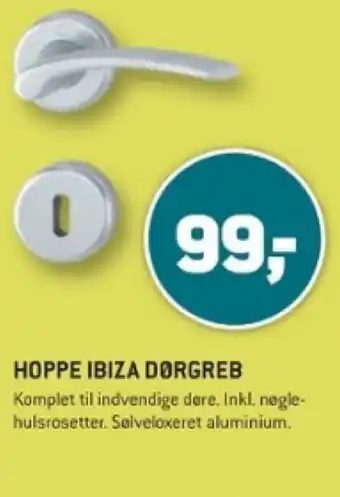 XL-BYG HOPPE IBIZA DØRGREB tilbud