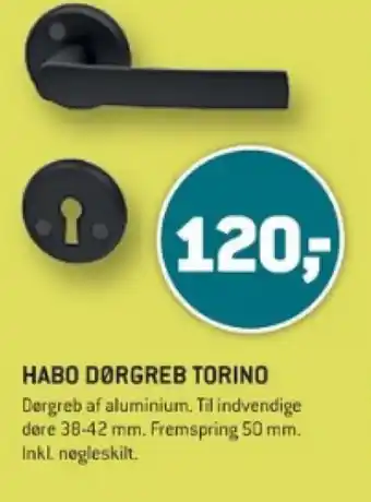 XL-BYG HABO DØRGREB TORINO tilbud
