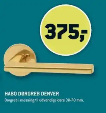 XL-BYG HABO DØRGREB DENVER tilbud