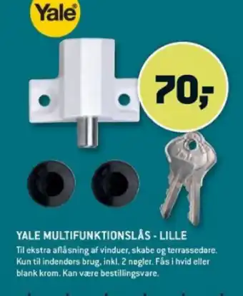 XL-BYG YALE MULTIFUNKTIONSLÅS - LILLE tilbud