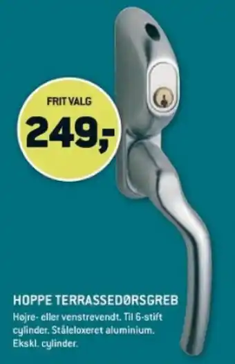 XL-BYG HOPPE TERRASSEDØRSGREB tilbud