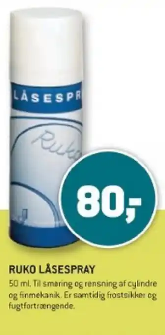 XL-BYG RUKO LÅSESPRAY tilbud