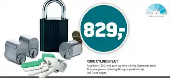 XL-BYG RUKO CYLINDERSÆT tilbud