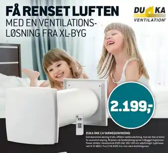XL-BYG DUKA ONE C4 VARMEGENVINDING tilbud