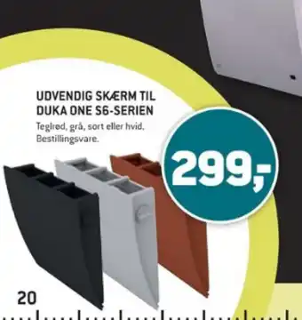 XL-BYG UDVENDIG SKÆRM TIL DUKA ONE S6-SERIEN tilbud