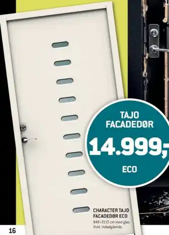 XL-BYG CHARACTER TAJO FACADEDØR ECO tilbud