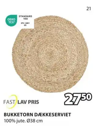 JYSK BUKKETORN DÆKKESERVIET tilbud