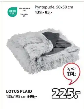 JYSK LOTUS PLAID tilbud