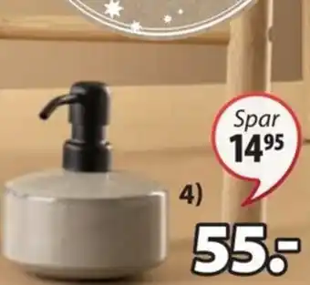 JYSK KISA SÆBEDISPENSER tilbud