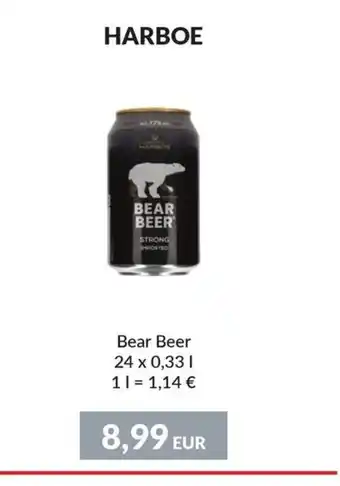 Nielsen's Discount HARBOE BEAR BEER tilbud