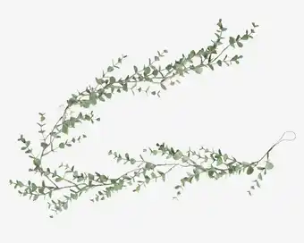 Guirlande gren m. hvide bær l.108cm