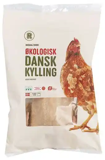 REMA 1000 Dansk øko kylling, 1100 g tilbud