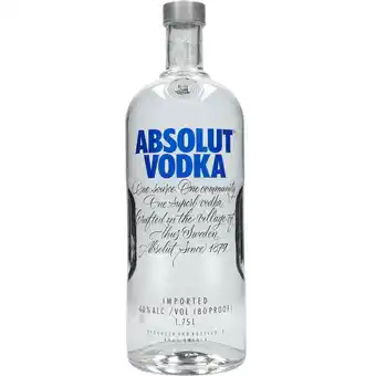 Netpris Absolut vodka 40% 1.75l tilbud