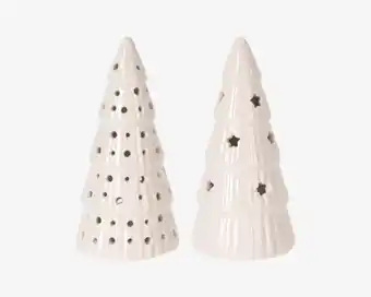 Daells Bolighus Daells bolighus træ porcelæn hvid led ass. h.14,5cm tilbud