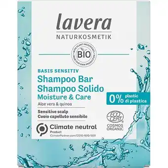 Lavera shampoo bar moisture & care - basis sensitiv - 50 g