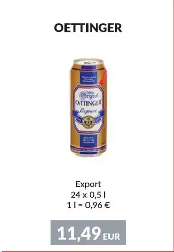 OETTINGER Export