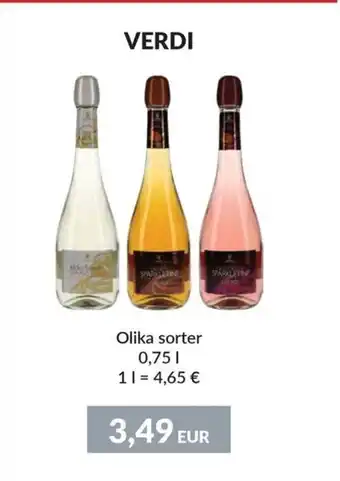 Nielsen's Discount VERDI Olika sorter 0,751 tilbud