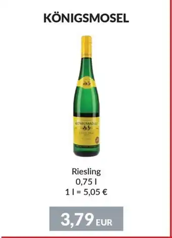 Nielsen's Discount KÖNIGSMOSEL Riesling tilbud
