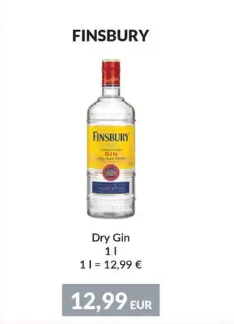 Nielsen's Discount FINSBURY Dry Gin tilbud